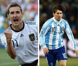 Coret Klose, Muller Jagokan Messi