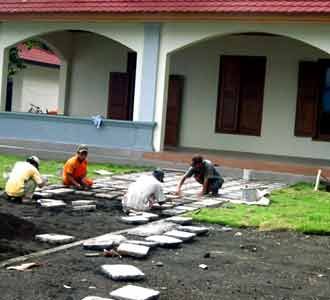 Persiapan Rumah SBY di Banda Neira