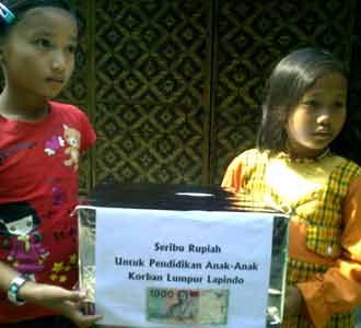 Galang Dana untuk Anak Korban Lapindo