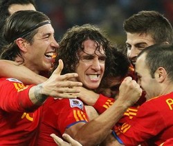 Puyol Antar Spanyol ke Final