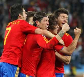 Gasak Jerman, Spanyol ke Final