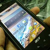 Acer Liquid E, Debut Android Acer