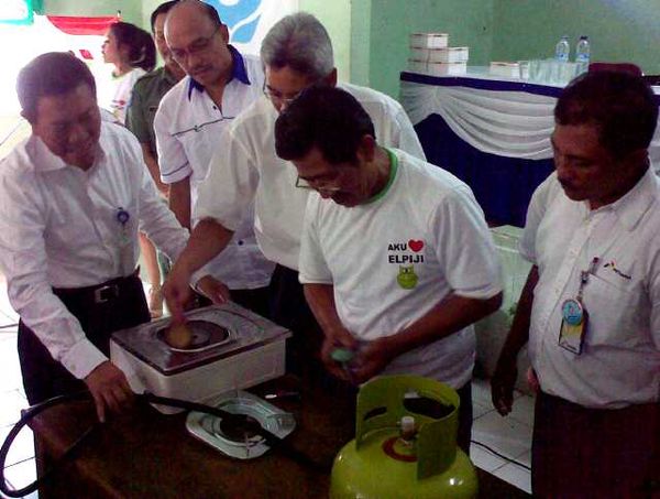 Hiswana dan Pertamina Sosialisasi Elpiji