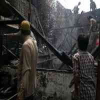 Konsleting Listrik, Rumah Janda Ludes Dilalap Api