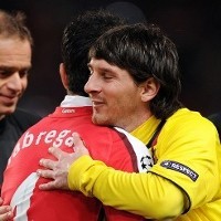 Giliran Messi Rayu Fabregas