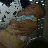 Galih, Bayi Korban Haus dan Terlelap Tidur