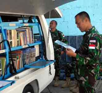 Indobatt Terima Sumbangan Buku