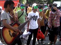 Anak Jalanan Demo di KPAI