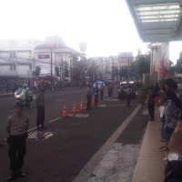 Iring-iringan Wapres Jadi Tontonan Warga Bandung