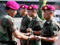 Sertijab di Markas Marinir Surabaya