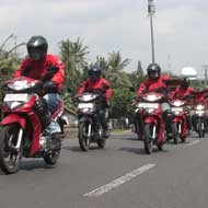 Honda Revo Techno AT Mejeng di Mal DP Semarang 