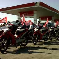 Honda Revo Techno AT Taklukan Jalur Alas Roban 