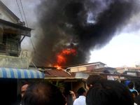 Kebakaran di Kemayoran