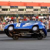 Aksi Stunt Driver Bikin Tegang Pengunjung IIMS