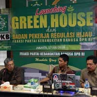 Luncurkan Green House, PKB Gagas Pasal Wajib Taman Kota