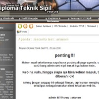 Website Diploma Sipil ITS Dibobol Dedemit Maya