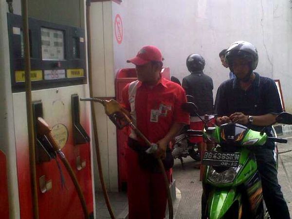 BBM di SPBU Disaring 2 Kali