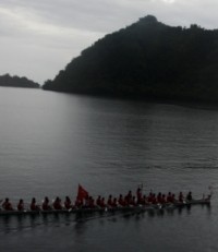 Pemandangan Indah Sambut KRI Makassar di Banda Naira 