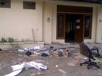 Kantor Penghubung Pemprov Papua Dirusak