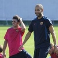Puas dengan Barca, Pep Sanjung Adriano