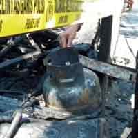 Ledakan Elpiji Ludeskan Sebuah Warung Kopi