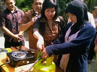 Dirut Pertamina Sosialisai Penggunaan LPG