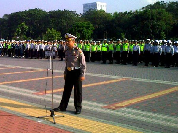 Apel Siaga Satgas Sterilisasi Busway