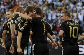 Fans Jerman Juara Piala Dunia di Eropa