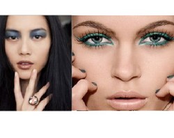 Riasan Elegan dengan Efek Shimmer