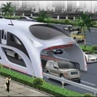 Bus Ngangkang Solusi Kemacetan di China