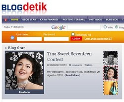 Tina Toon Bagi Handphone Buat Blogger