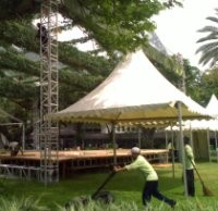 Sambut HUT Kemerdekaan, Istana Merdeka Berbenah 