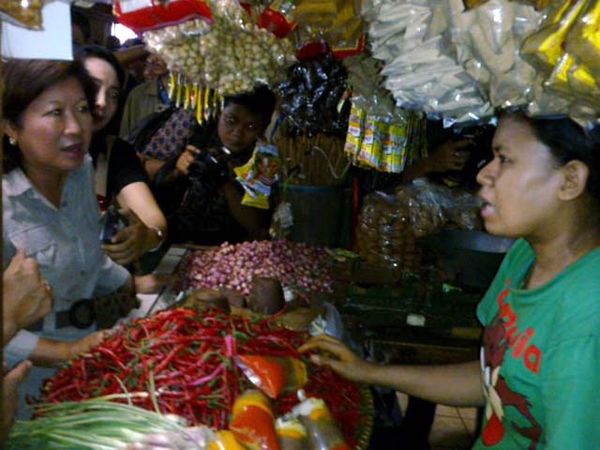 Menteri Sidak Pasar Wonokromo