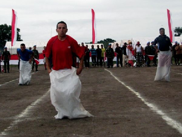 Meriahnya HUT RI di Kongo