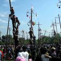 Agustusan di Bulan Puasa, Penjualan Bambu Turun Drastis