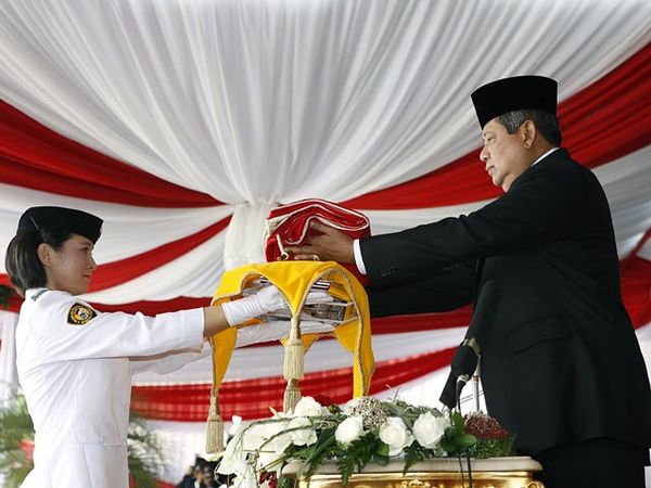 SBY Pimpin Upacara HUT RI