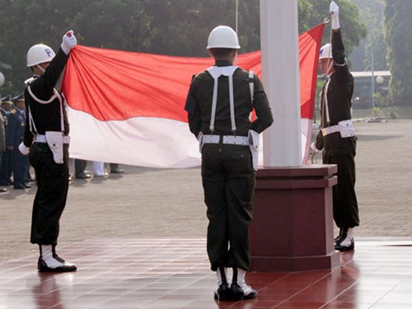 Upacara HUT RI di Mabes TNI
