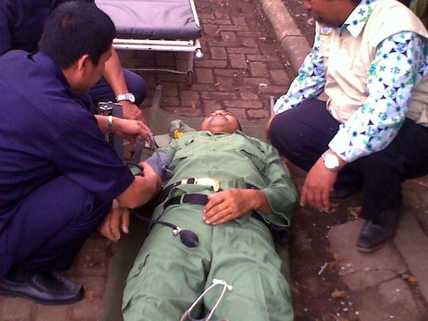 Pingsan Saat Upacara