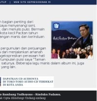 SBY Promosi Album Lagu Ciptaannya di Situs Resmi Presiden 