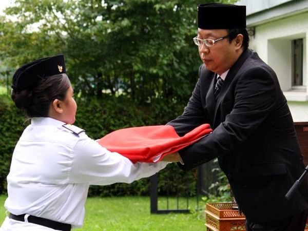 Upacara Peringatan HUT RI di Swiss