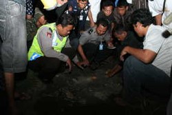 Benda Langit Jatuh di Cirebon Membentuk Lafad Allah