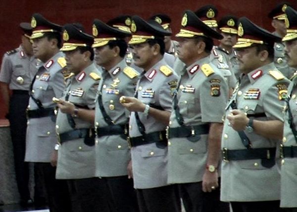 9 Kapolda Sertijab di Mabes Polri