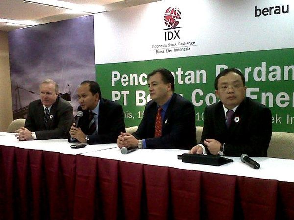 Saham Berau Mejeng di Bursa