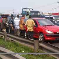 Tabrakan Beruntun Libatkan 4 Kendaraan di Tol Dupak