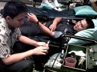 Satpol PP DKI Donor Darah