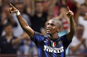 Etoo Dua Gol, Inter Kalahkan Roma