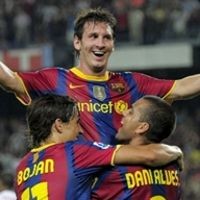 Trigol Messi Antar Barca Juara