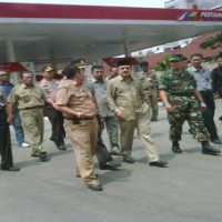 Foke Tinjau Lokasi Ledakan Gas Di Cikini