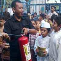 Cegah Kebakaran, SD Muhammadiyah Gelar Simulasi