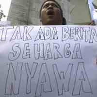 FWS Tuntut Polisi Tangkap Pelaku Kekerasan Reporter Sun TV